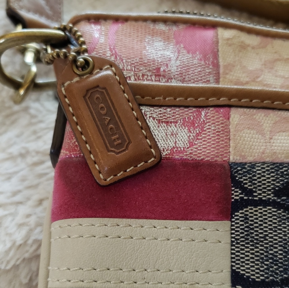 Authentic Coach Patchwork Crossbody Bag - image 5